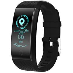 Fitness Tracker HR, Color Screen Heart Rate Monitor Blood Presure Smart Bracelet Wristband, Sleep Monitor Pedometer Sport Waterproof IP68 Activity Tracker for iPhone Android Smartphone