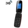 Ushining Unlocked Flip Phone 3G Tmobile Flip Phone Big Icon Easy to Use Flip Cell Phones Unlocked for Kids or Backup Phone (Black)