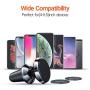 TORRAS Magnetic Car Mount, 360° Rotation Air Vent Cell Phone Holder Cradle Compatible for iPhone 11 Pro Max/Xs/Xs Max/XR/X / 8/7 Plus, Galaxy S20 / S10+ / S9+ and More - Black