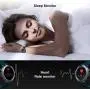 LETSCOM Smart Watch, Fitness Tracker with Heart Rate Monitor, IP68 Waterproof Smartwatch 1.3&quot Touch Screen, Activity Tracker Step Counter Sleep Monitor Message Call Pedometer for Women and Men