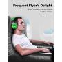 COWIN E7 Pro Active Noise Cancelling Headphones Bluetooth Headphones Wireless Headphones Over Ear with Mic/Deep Bass, 30H Playtime for Travel/Work/TV/Computer/Cellphone - Green