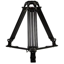 Ikan GA102 E-Image 100mm Heavy Duty Tripod, Aluminum with Ground Spreader (Black)
