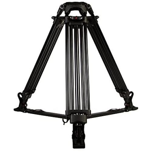 Ikan GA102 E-Image 100mm Heavy Duty Tripod, Aluminum with Ground Spreader (Black)