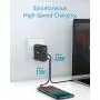 USB C Charger, Anker 60W PIQ 3.0 & GaN Tech Dual Port Charger, PowerPort Atom III (2 Ports) Travel Charger with a 45W USB C Port, for USB-C Laptops, MacBook, iPad Pro, iPhone, Galaxy, Pixel and More