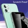 UniqueMe 2 Pack Screen Protector +2 Pack Camera Lens Protector for iPhone 11(6.1 inch) [Easy Install Frame] Tempered Glass, Case-Friendly No-Bubble High Definition-Clear