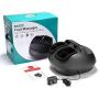 Nekteck Foot Massager Machine with Heat, Shiatsu Foot Massagers with Handle Design, 6 Mode with Kneading Rolling, Air Compression and Built-in Heat Function,Relax for Home or Office Use,Fit to Size 12