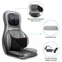 Comfier Shiatsu Neck & Back Massager – 2D/3D Kneading Full Back Massager with Heat & Adjustable Air Compress, Massage Chair Pad for Shoulder Neck and Back Waist Hips,Full Body Pain Relief