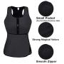 SlimmKISS Neoprene Sweat Vest for Women, Slimming Body Shaper with Adjustable Waist Trimmer Belt, Weight Loss