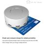 Vogek 6-Port USB Charger Desktop Charging Station with Smart Identification (White)