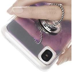 Case-Mate - Phone - RINGS - Holder - Phone Grip Stand - Universal - Dotted Silver