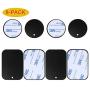 8-Pack Replacement Mount Metal Plates D.Sking Car Phone Holder Iron Plates for Car Mount Car Kits (8-Pack Black)