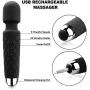 Cordless Wand Massger, Bolly Powerful Personal Massagers for Women with Multi Speeds for Therapeutic Muscle Aches and Sports Recovery