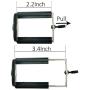 Selfie Stick with Bluetooth Remote for Smartphones - with Universal Phone Holder up to 3.25 Inch in Width - Adjustable Handheld Monopod 11" - 40" - Light, Compact, Easy to Carry