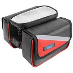 ZFF Bicycle Bag on The Tube Package Front Bag Accessories Waterproof Wear-Resistant Fabric Sensitive Touch Mobile Phone Accessories Riding Bag