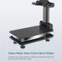 Cell Phone Stand, BoYata Adjustable Desk Phone Stand, Foldable Mobile Phone Holder Compatible with iPhone Xs Max Xr 8 7 6 6S Plus SE 5 5S 5C Charging, Accessories Desk, Other 4-7.9" Smart Phones-Black