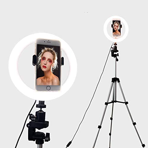 LED Ring Light 8 with Tripod Stand and Phone Holder,3 Light Modes to Fill Light,Selfie Ring Light for Smartphone YouTube Makeup Video Shooting Photography