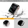 Henva Compatible with Apple Watch Case 38mm Series 3, Series 2, Series 1, Overall Protective Case Ultrathin TPU Cover Compatible for iWatch 38mm Series 3 2 1, 3 Pack, Clear