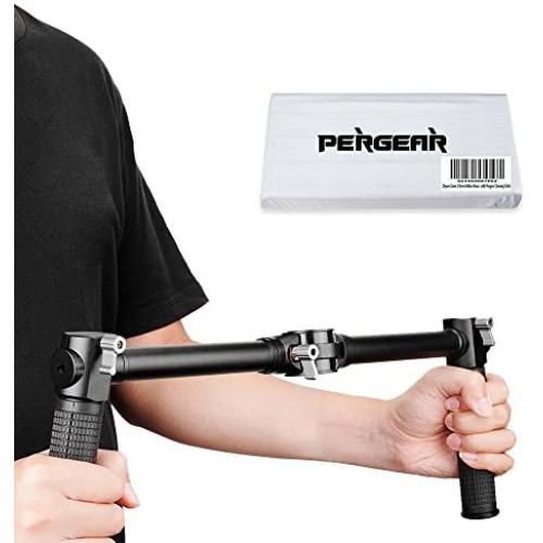 Zhiyun Crane 2 2017 Dual Handle Grip Handheld Handlebar with PERGEAR Cleaning Cloth Specially Designed for Zhiyun Crane 2 3-Axis Gimbal Stabilizer