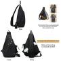 Tudequ Dry Wet Separation Sling Crossbody Chest Bag Backpack Casual Daypack for Men Women Teens