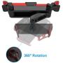 Car Headrest Tablet Mount - Tryone Stretchable Tablet Headrest Holder Compatible with Smartphones/Tablets/Switch 4"-10.6", Headrest Posts Width 4.7in-5.9in(Red)