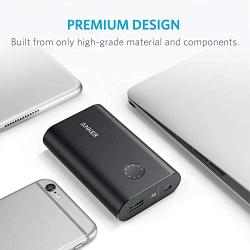 Anker PowerCore+ 10050 Premium Aluminum Portable Charger with Qualcomm Quick Charge 3.0, 10050mAh Power Bank with PowerIQ Technology for iPhone, iPad, Samsung Galaxy, Android Phones and More