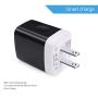 Wall Charger, Ailkin 3.1A MultiPort Fast Charger Plug, Travel Home Power Adapter Block Base Replacement for Phone X/8/7/7 Plus/6s/6s Plus, Pad Pro/Air 2/Mini 3/Mini 4, Samsung S9/S8, More(3 Pack