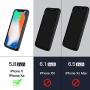 Battery Case for iPhone X/Xs/10, 4100mAh Ultra Slim Portable Protective Charging Case Extended Rechargeable Battery Pack for iPhone X/Xs (5.8 Inch) Black