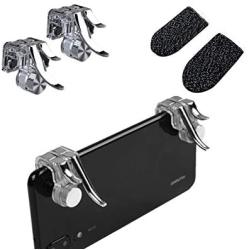 S-Kogl Triggers PUBG Mobil Controller Gamepad for iPhone/Android Compatible with All Models Storage Case 2 Pcs L1+R1 K9