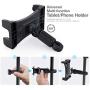 UFula 10.2" Selfie Ring Light with Tripod Stand & Phone/Pad Holder for Live Sream/Makeup Mini LED Camera Ringlight for YouTube Video/Photography Compatible with iPhone 11 Xs Max XR iPad Android