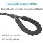 iYoShop 6FT Extremely Durable Slip Dog Rope Training Leash with Comfortable Padded Handle and Highly Reflective Threads Quality Slip Lead for Small Medium and Large Dogs, Black, Medium Large (6 FT) iYoShop 6FT Extremely Durable Slip Dog Rope Training Leash with Comfortable Padded Handle and Highly Reflective Threads Quality Slip Lead for Small Medium and Large Dogs, Black, Medium Large (6 FT)