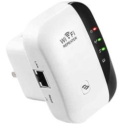 WiFi Extender 300Mbps WiFi Range Repeater Wireless Internet Booster WiFi Blast Signal Amplifier Easy Setup & Full Coverage, Eliminate Home WiFi Dead Zones 2.4G New Chip