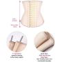 YIANNA Waist Trainer Corset for Weight Loss Latex Colombiana Waist Cincher Slimming Hourglass Body Shaper