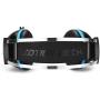 KOTION EACH GS500 Professional 3.5mm PC Stereo Gaming Headset, Bass Headphones, Comfortable Headband with in-line Mic, Integrated Microphone, LED Light for PS4 PC Computer Laptop Mobile Phones (Blue)