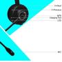 Golvery Bluetooth Office Headset with Boom Mic, Wireless CVC6.0 Noice Cancelling Headset with Charging Cradle, Supports Mute Function, Multi Point, 17 Hours Talking Time for PC Skype Cell Phone
