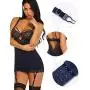 Avidlove Women Lingerie Teddy Bodysuit with Garter Belt Lace Babydoll Full Slips No Stockings Avidlove Women Lingerie Teddy Bodysuit with Garter Belt Lace Babydoll Full Slips No Stockings