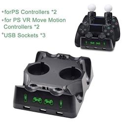 Tiancai Charging Dock Station for PS VR Move Motion and Controller