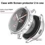 Cuteey for Galaxy Watch Active 2 Case with HD Hard PMMA Screen Protector, 2 Pack Slim Guard Thin Bumper Full Coverage Cover for Samsung Watch Women Men Smart Watch Accessories (Clear+Clear, 40mm)