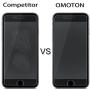 OMOTON SmoothArmor 9H Hardness HD Tempered Glass Screen Protector for Apple iPhone 8 Plus/iPhone 7 Plus, 2 Pack