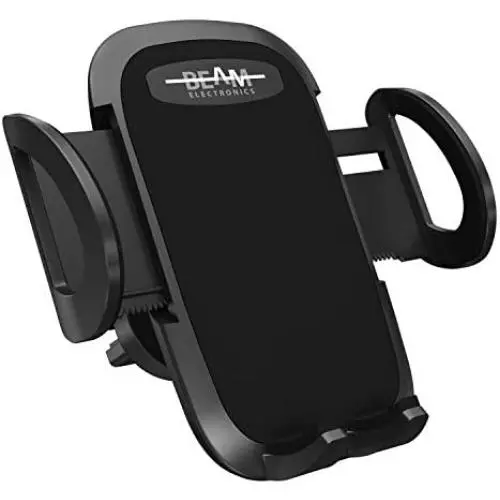 Beam Electronics Universal Smartphone Car Air Vent Mount Holder Cradle Compatible with iPhone Xs XS Max XR X 8 8+ 7 7+ SE 6s 6+ 6 5s 4 Samsung Galaxy S10 S9 S8 S7 S6 S5 S4 LG Nexus (Black) Beam Electronics Universal Smartphone Car Air Vent Mount Holder Cradle Compatible with iPhone Xs XS Max XR X 8 8+ 7 7+ SE 6s 6+ 6 5s 4 Samsung Galaxy S10 S9 S8 S7 S6 S5 S4 LG Nexus (Black)