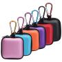 SUNMNS 6 Pieces Headphone Case Earphone Storage Bags Compatible with Wireless Beats Bose Earbuds, Airpods, Bluetooth Sport Headphone with Carabiners