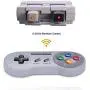 HonWally Wireless Game pad Compatible Super NES Classic Edition&NES Classic Edition,2.4GHz USB Game Controller Compatible PC,Mac,Raspberry PI and Mobile Phone (Colored Key 2 Packs)