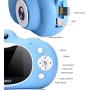 Simrex Kids Camera, Mini Children Digital Camera for Kids Video Camcorder Shockproof Toys with 2.0" IPS HD Screen, Bluetooth Speaker Gift for Child Included 32GB TF Cards