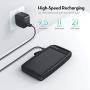 Solar Power Bank,Solar Charger 20000mAh RAVPower with Dual Ouput 5V/2.4A Input, External Battery Pack with Flashlight (IPX4 Splashproof, Dustproof, Shockproof) for Smartphones, Tablets and More