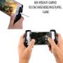King Shine Mobile Gamepad Controller Grip Case Handle Mobile Holder Joystick with PUBG Trigger Button Compatible for Android iOS Phones