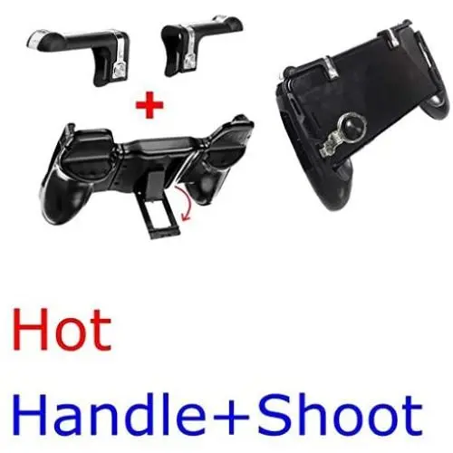 EIKdoulf02 Mobile Phone Gamepad Handle Joystick Trigger Shooter Controller for PUBG Game EIKdoulf02 Mobile Phone Gamepad Handle Joystick Trigger Shooter Controller for PUBG Game