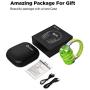 COWIN E7 Pro Active Noise Cancelling Headphones Bluetooth Headphones Wireless Headphones Over Ear with Mic/Deep Bass, 30H Playtime for Travel/Work/TV/Computer/Cellphone - Green