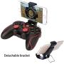 Leton Wireless Mini Mobile Game Controller for PC/Android Smartphone/Smart TV/TV Box/ PS3/iPhone XR iPhone 11 2.4GHZ Bluetooth Gaming Gamepad Joystick Controller for Samasung A51 A71 S20 S9 S8 etc