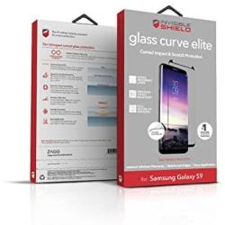 ZAGG InvisibleShield Glass Curved Elite - Screen Protector for Samsung Galaxy GS9 Plus - Clear