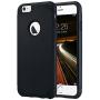 ULAK iPhone 6 Case Black, iPhone 6S Case, Slim Fit Dual Layer Soft Silicone & Hard Back Cover Bumper Protective Shock-Absorption & Skid-Proof Anti-Scratch Case for Apple iPhone 6/6S 4.7 inch-Black