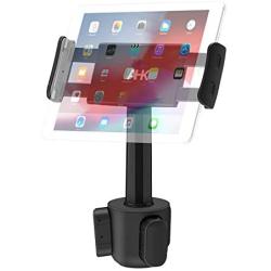 Car Cup Holder Tablet Mount, AHK Universal Tablet & Smartphone Car Cradle Holder for iPad Pro/Air/Mini, Kindle,Tablets Nintendo Switch Smartphones, Compatible with 4.4" to 11" Devices